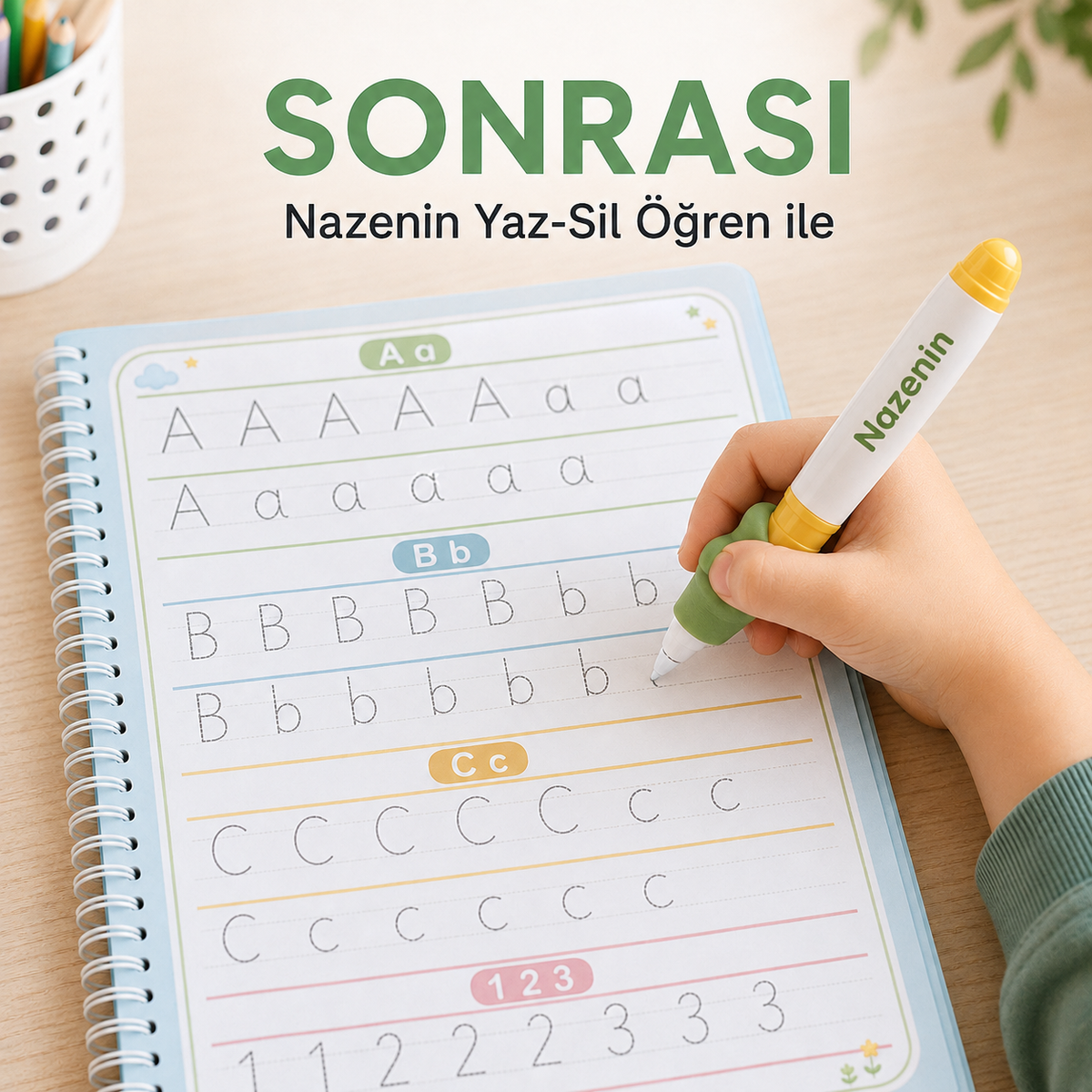 Nazenin Yaz-Sil Öğren - 4'lü Set